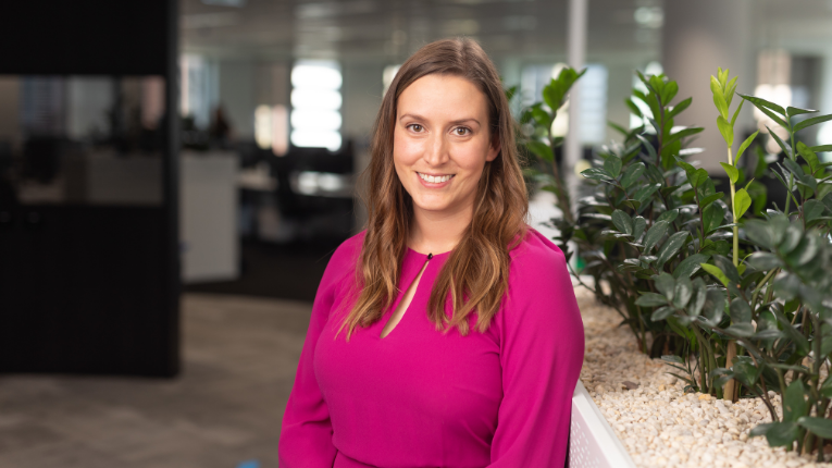 Brooke White pictured at Ventia North Sydney office
